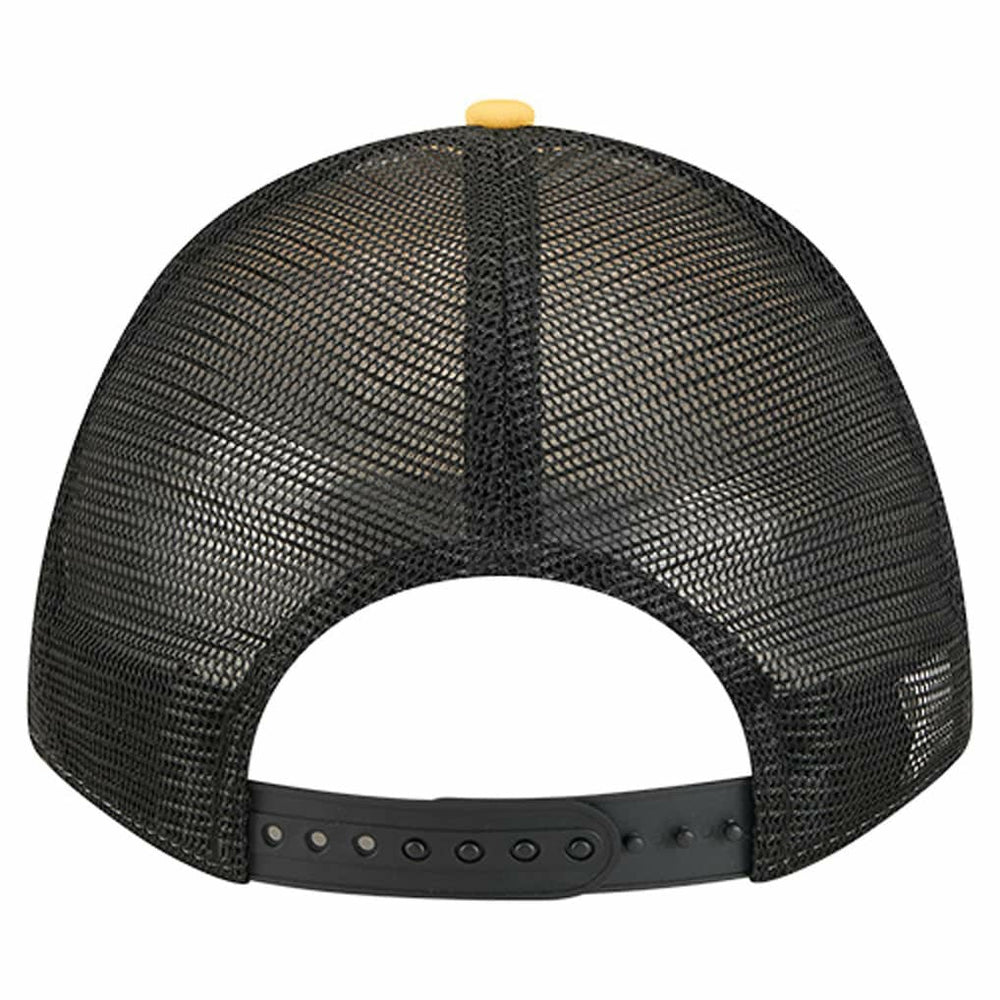 Pittsburgh Steelers New Era Linear A-Frame 9FORTY Adjustable Hat Gold