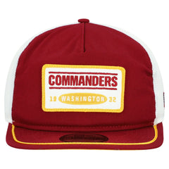 Washington Commanders New Era Patch 19TWENTY Adjustable Hat Burgundy/White