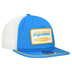 Los Angeles Chargers New Era Patch 19TWENTY Adjustable Hat Powder Blue/White