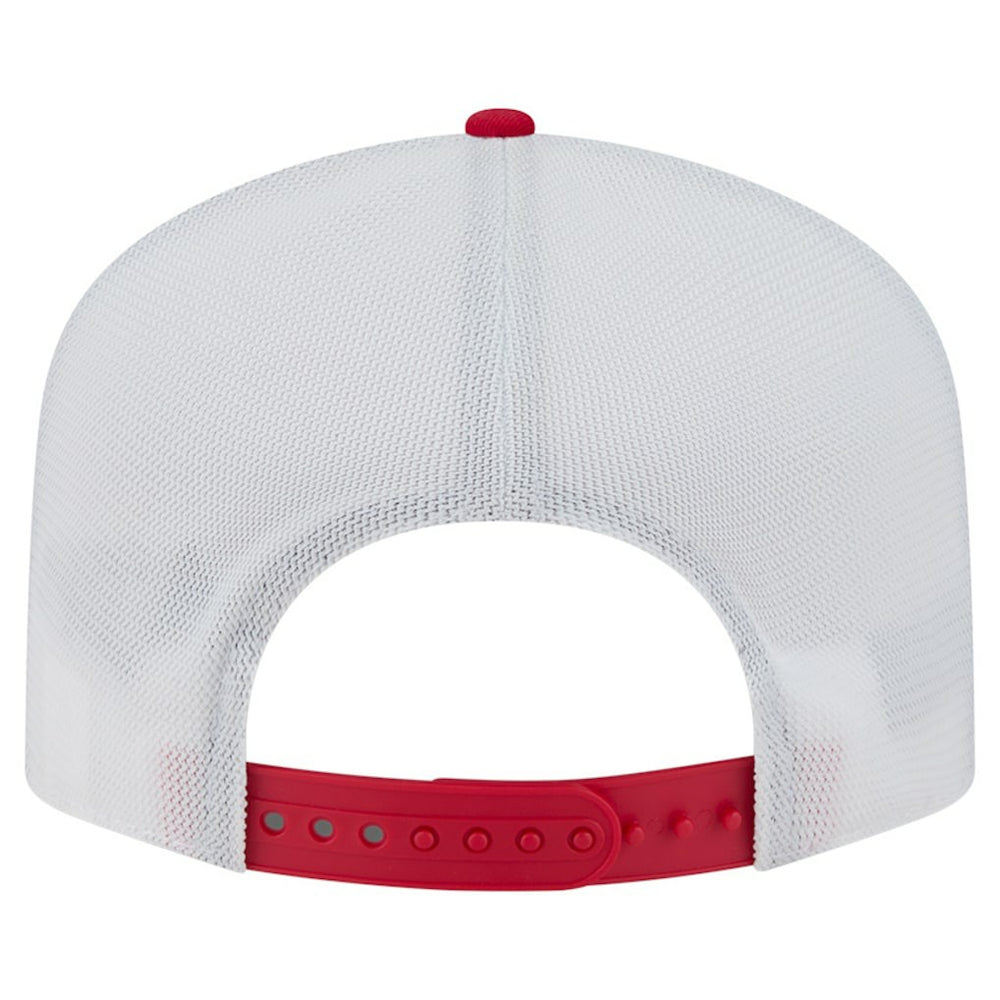 San Francisco 49ers New Era Patch 19TWENTY Adjustable Hat Scarlet/White
