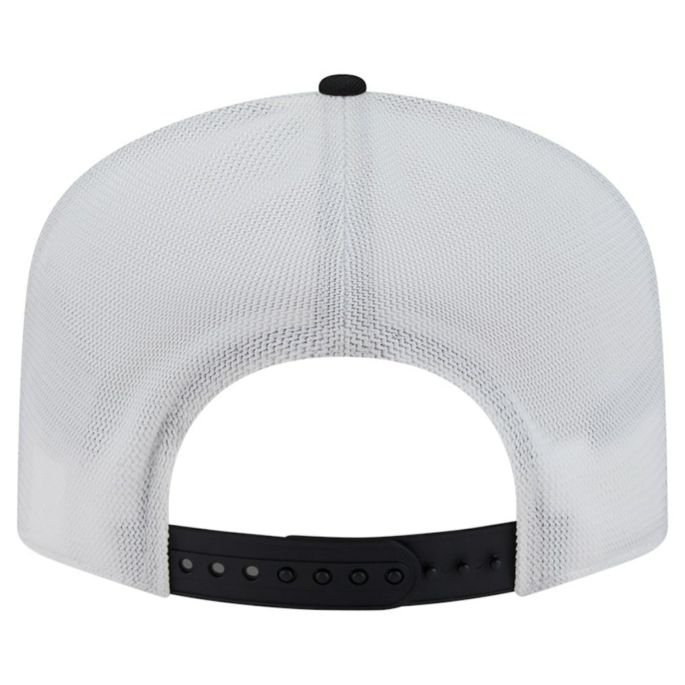 Pittsburgh Steelers New Era Patch 19TWENTY Adjustable Hat Black/White