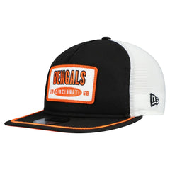 Cincinnati Bengals New Era Patch 19TWENTY Adjustable Hat Black/White