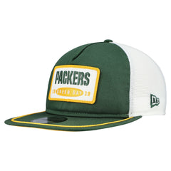 Green Bay Packers New Era Patch 19TWENTY Adjustable Hat Green/White
