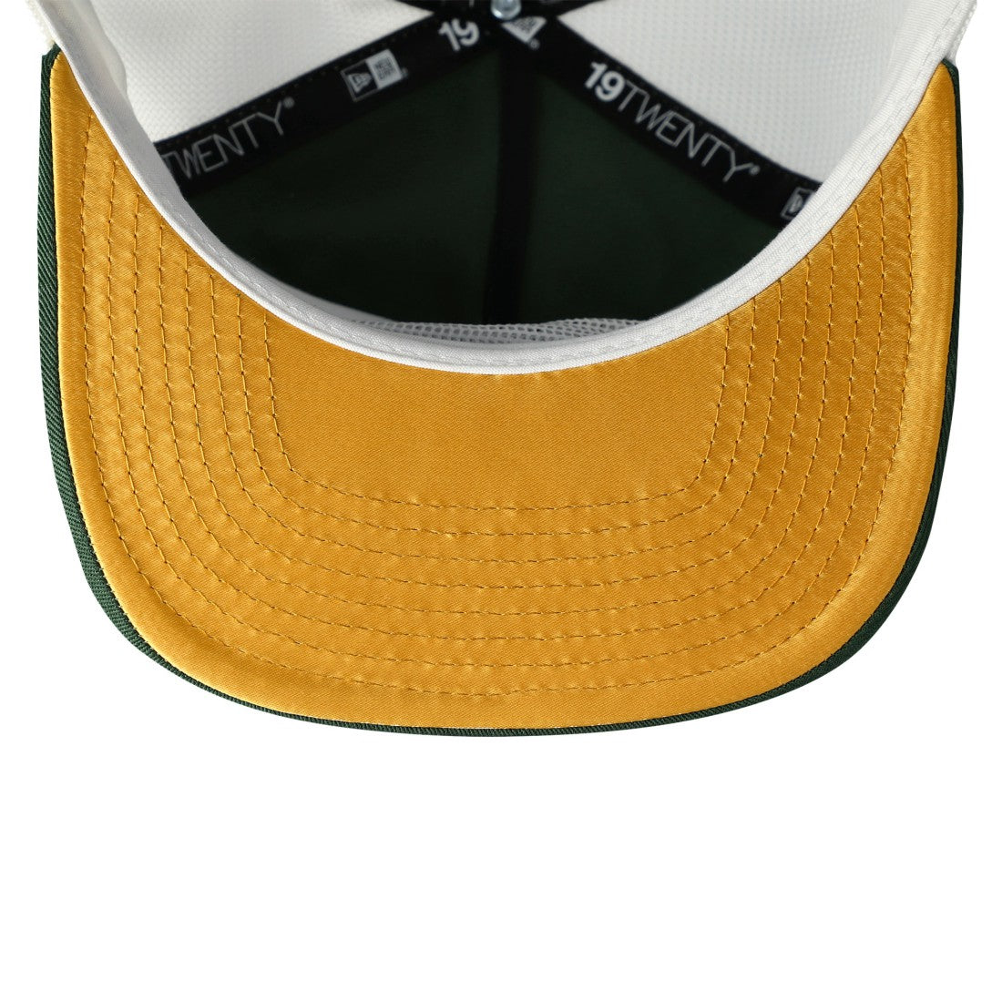 Green Bay Packers New Era Patch 19TWENTY Adjustable Hat Green/White