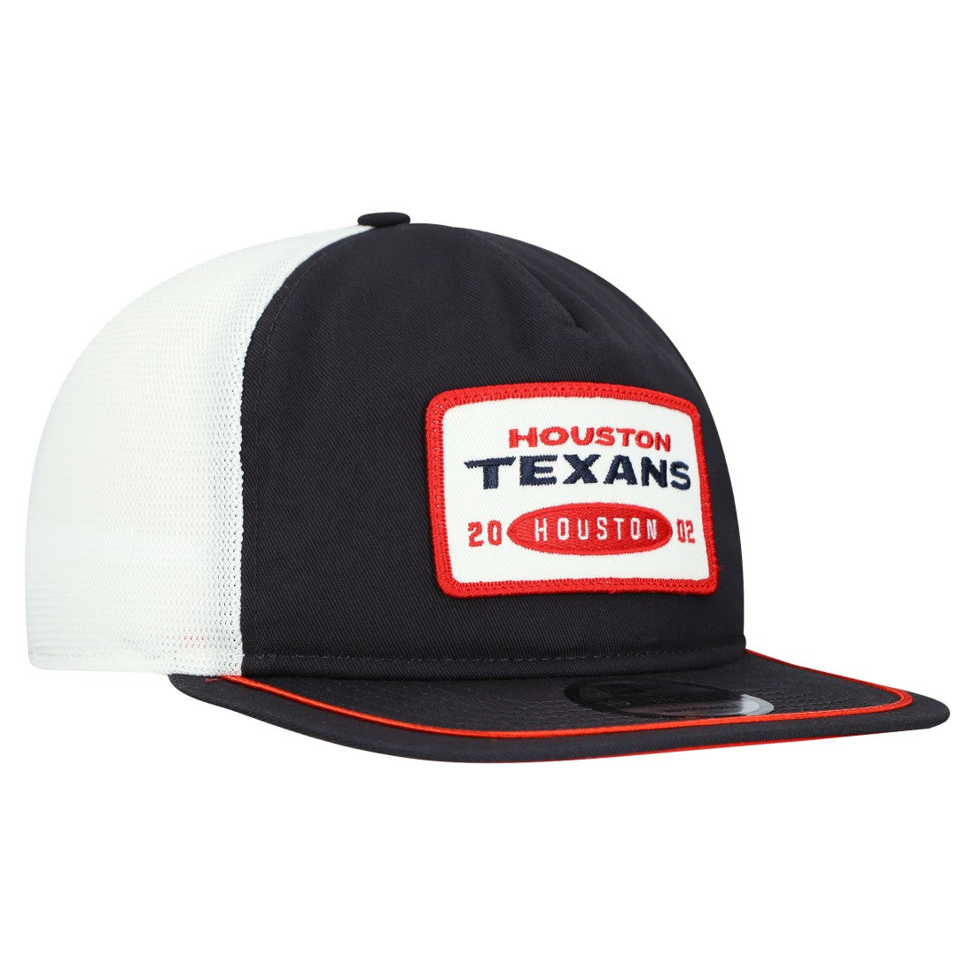 Houston Texans New Era Patch 19TWENTY Adjustable Hat Navy/White