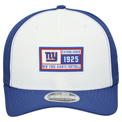 New York Giants New Era Established Patch 9SEVENTY Adjustable Hat White/Royal