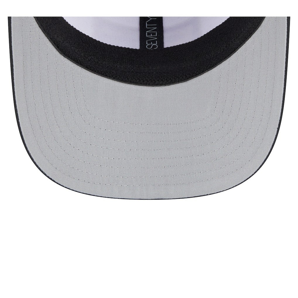 Baltimore Ravens New Era Established Patch 9SEVENTY Adjustable Hat White/Black
