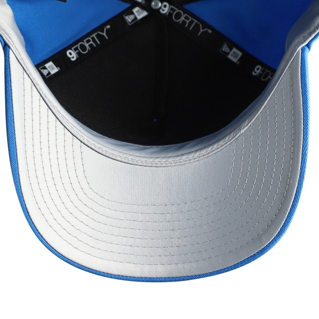 Detroit Lions New Era Women's Metallic 9FORTY M-Crown A-Frame Adjustable Hat Blue