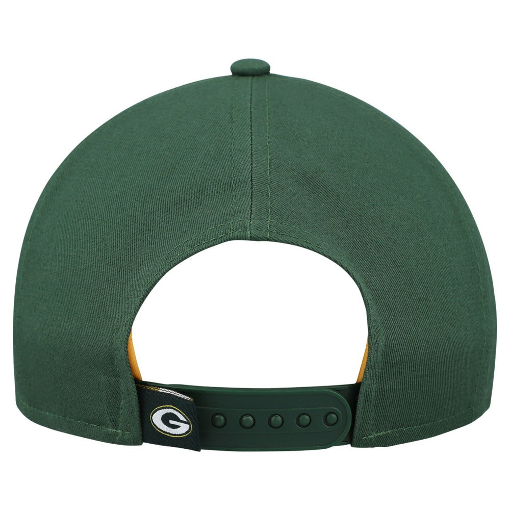 Green Bay Packers New Era Women's Metallic 9FORTY M-Crown A-Frame Adjustable Hat Green