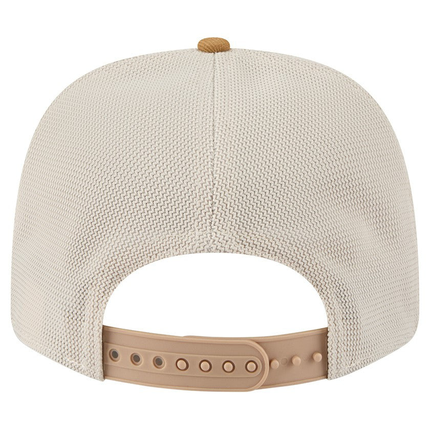 New York Jets New Era Two-Tone Trucker 9SEVENTY Adjustable Hat Light Beige