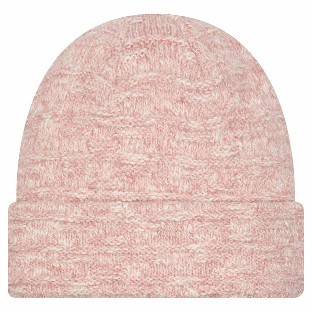 Washington Commanders New Era Women's Metallic Cuffed Knit Hat Pink