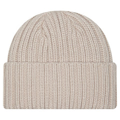 New York Jets New Era Logo Applique Cuffed Knit Hat Light Beige