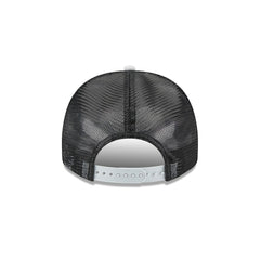 Las Vegas Raiders New Era Banner A-Frame 9FIFTY Trucker Snapback Hat Cream/Black