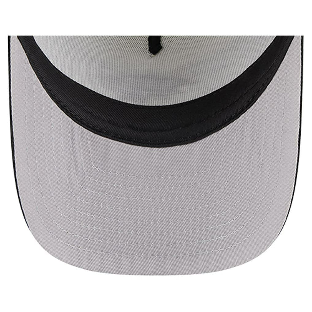 Baltimore Ravens New Era Banner A-Frame 9FIFTY Trucker Snapback Hat Cream/Black