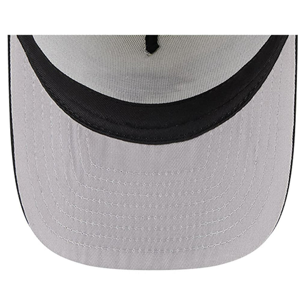 Baltimore Ravens New Era Banner A-Frame 9FIFTY Trucker Snapback Hat Cream/Black