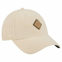 Kansas City Chiefs New Era Women's Comfy 9FORTY Adjustable Hat Cream