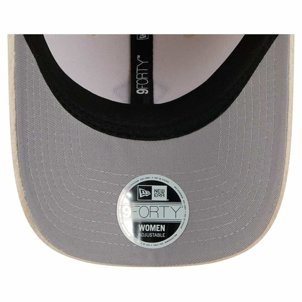 Detroit Lions New Era Women's Comfy 9FORTY Adjustable Hat Cream