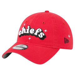 Kansas City Chiefs New Era Girls Youth Cheer 9TWENTY Adjustable Hat Red