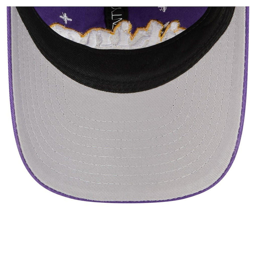 Minnesota Vikings New Era Girls Youth Cheer 9TWENTY Adjustable Hat Purple