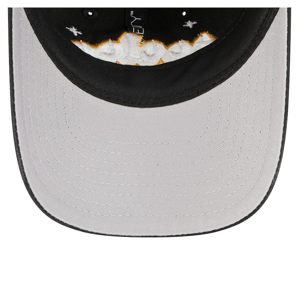 Pittsburgh Steelers New Era Girls Youth Cheer 9TWENTY Adjustable Hat Black