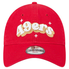 San Francisco 49ers New Era Girls Youth Cheer 9TWENTY Adjustable Hat Scarlet