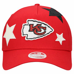 Kansas City Chiefs New Era Women's Stardom A-Frame 9FORTY Adjustable Hat Red