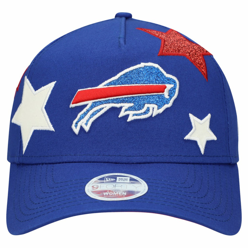 Buffalo Bills New Era Women's Stardom A-Frame 9FORTY Adjustable Hat Royal