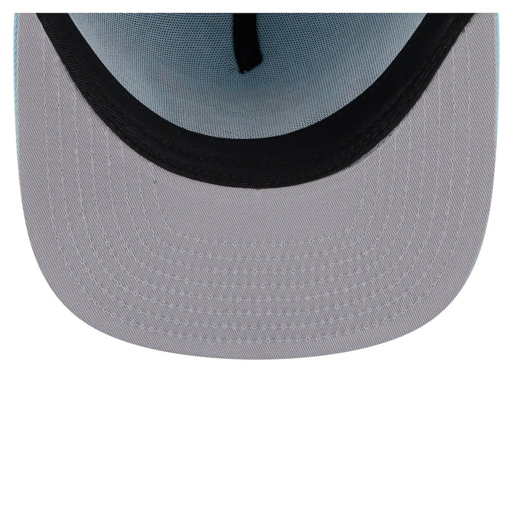 Miami Dolphins New Era Color Pack A-Frame 9FIFTY Snapback Hat Light Blue