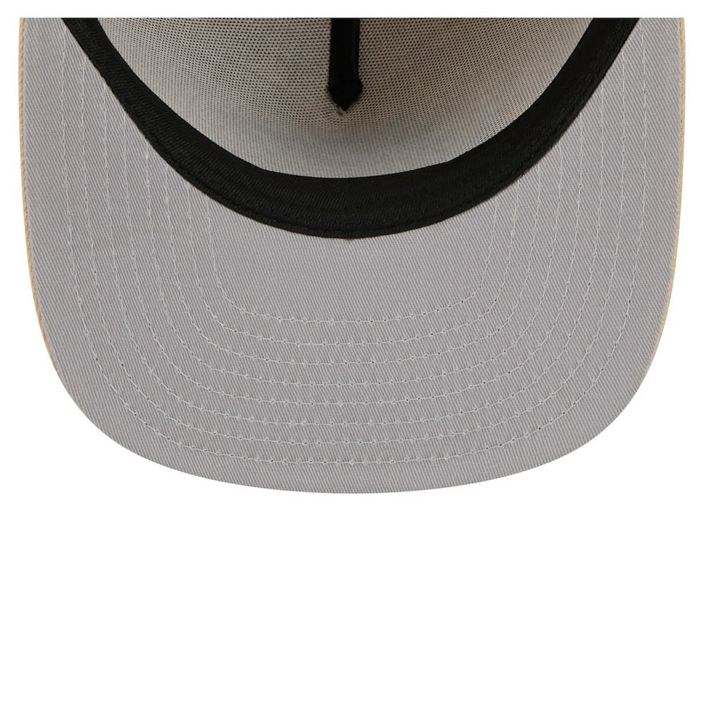 Miami Dolphins New Era Color Pack A-Frame 9FIFTY Snapback Hat Light Beige