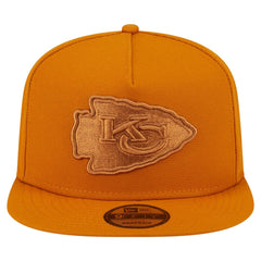 Kansas City Chiefs New Era Color Pack A-Frame 9FIFTY Snapback Hat Brown