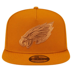 Philadelphia Eagles New Era Color Pack A-Frame 9FIFTY Snapback Hat Brown