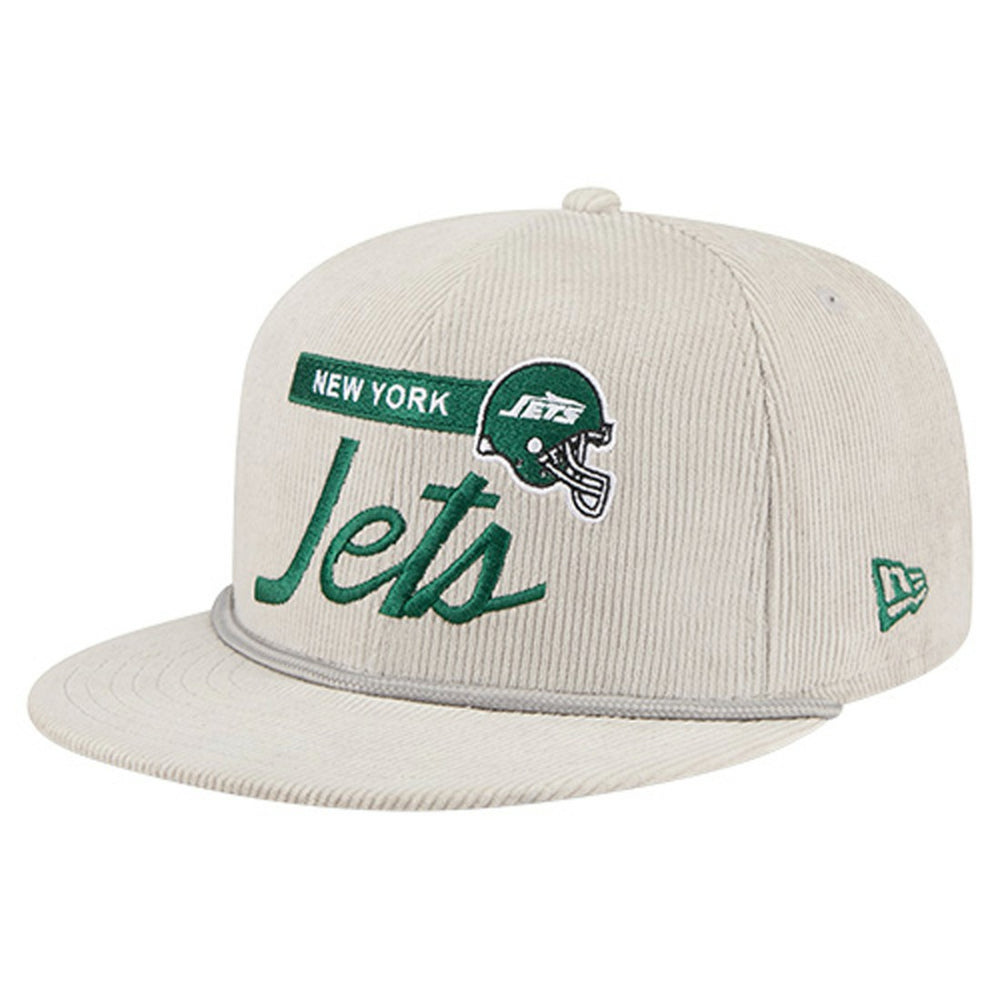 New York Jets New Era Cord Rope Corduroy 9FIFTY Snapback Hat Gray