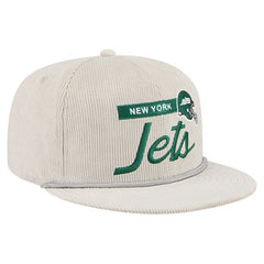 New York Jets New Era Cord Rope Corduroy 9FIFTY Snapback Hat Gray