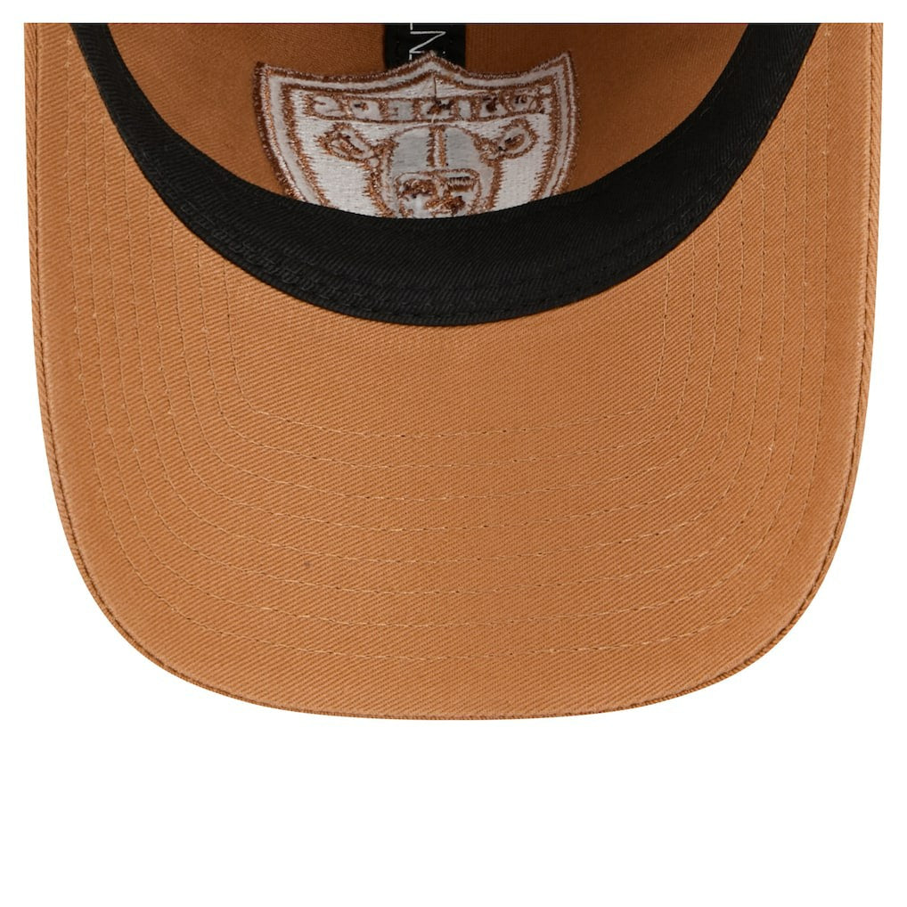 Las Vegas Raiders New Era Stamp 9TWENTY Adjustable Hat Brown