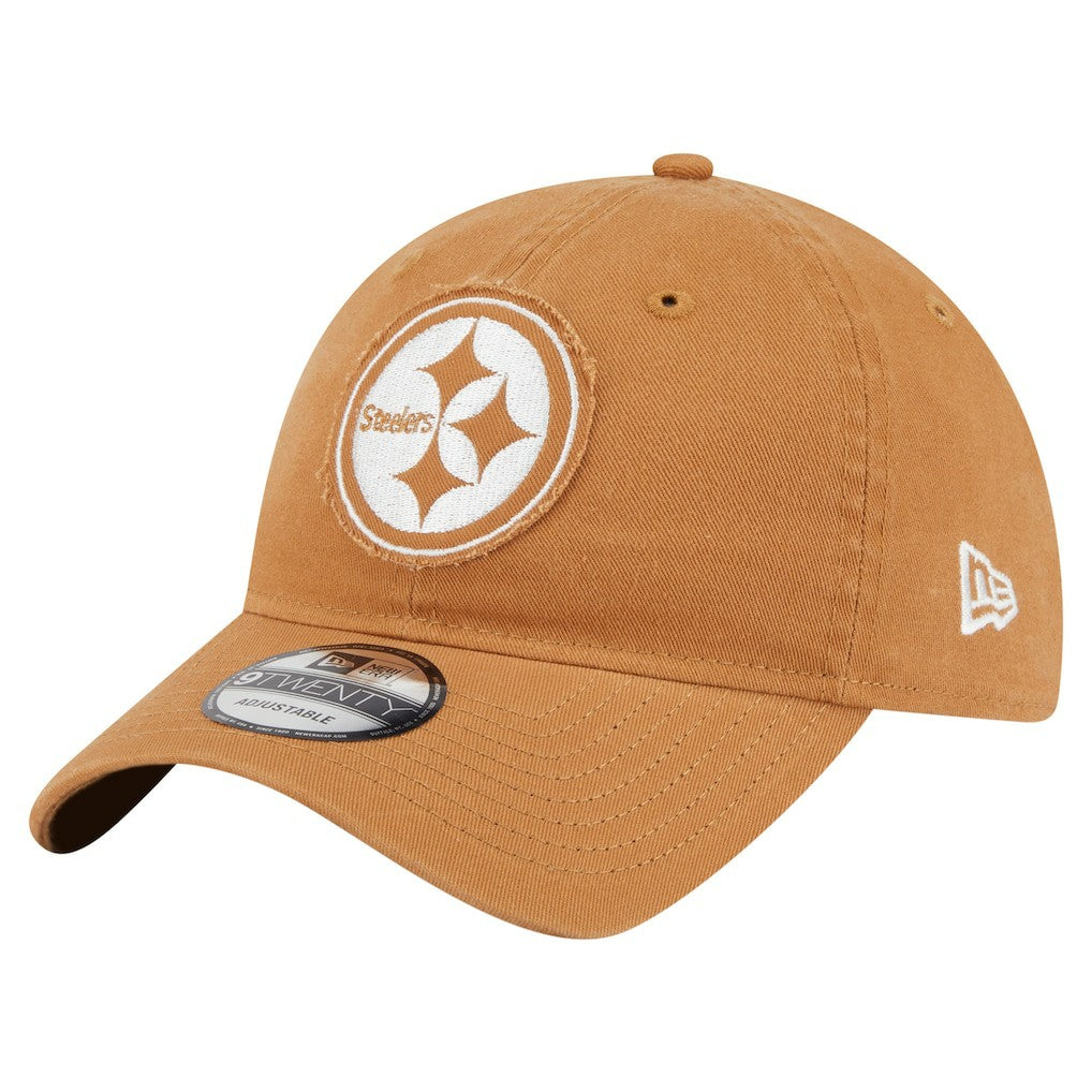 Pittsburgh Steelers New Era Stamp 9TWENTY Adjustable Hat Brown