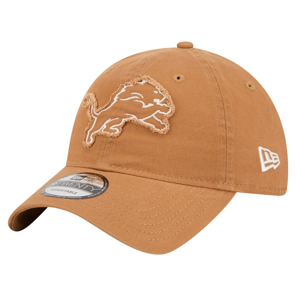 Detroit Lions New Era Stamp 9TWENTY Adjustable Hat Brown