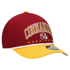 Washington Commanders New Era Youth Arch COOLERA 9FORTY A-Frame Adjustable Hat Burgundy/Gold