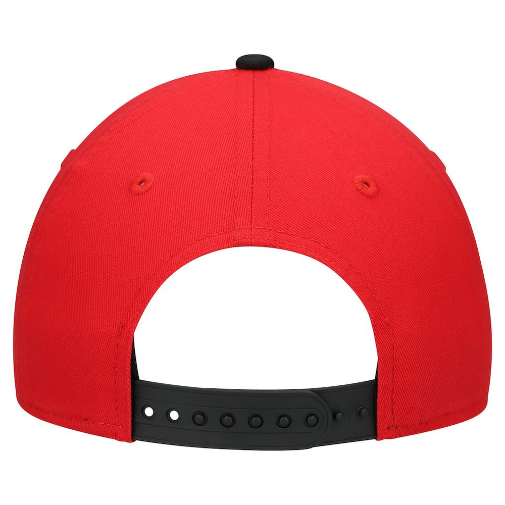 Kansas City Chiefs New Era Youth Arch COOLERA 9FORTY A-Frame Adjustable Hat Red/Black