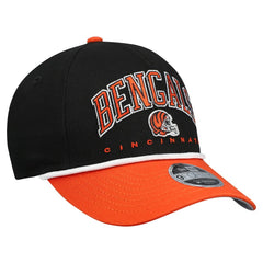 Cincinnati Bengals New Era Youth Arch COOLERA 9FORTY A-Frame Adjustable Hat Black/Orange