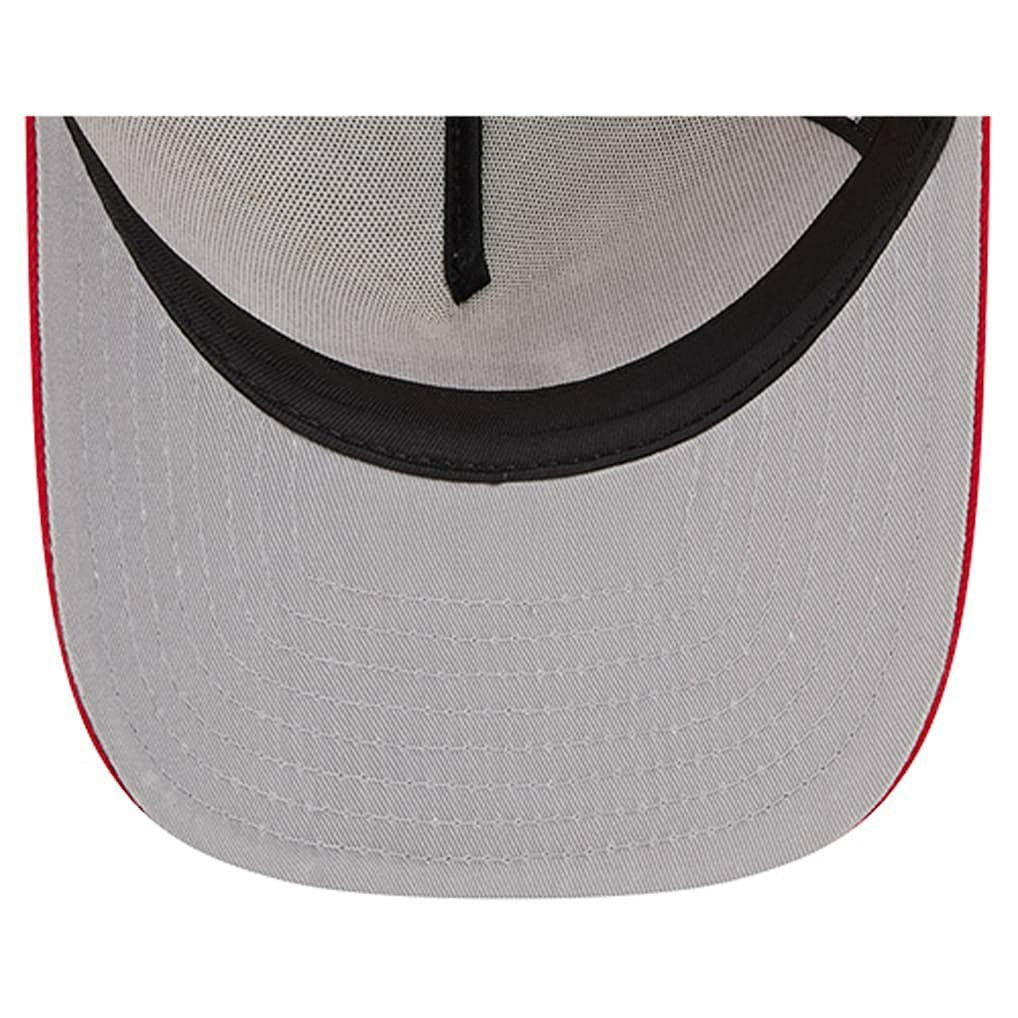 San Francisco 49ers New Era Youth Banner 9FIFTY A-Frame Adjustable Trucker Hat Cream/Scarlet