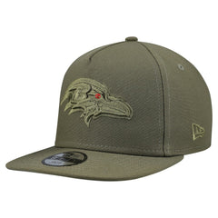 Baltimore Ravens New Era Youth Color Pack A-Frame 9FIFTY Snapback Hat Olive