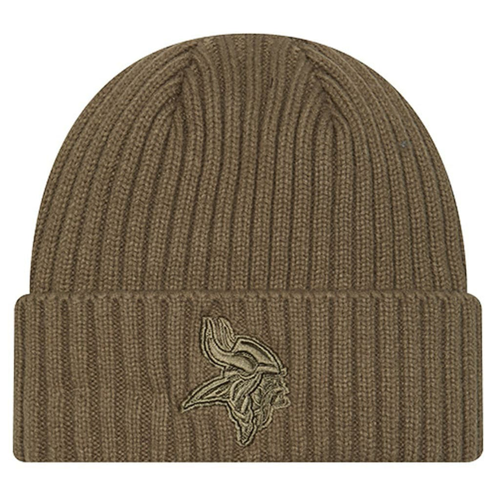 Minnesota Vikings New Era Youth Color Pack Cuffed Knit Hat Olive