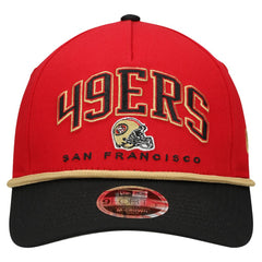 San Francisco 49ers New Era Preschool Arch COOLERA 9FORTY A-Frame M-Crown Adjustable Hat Scarlet/Gold