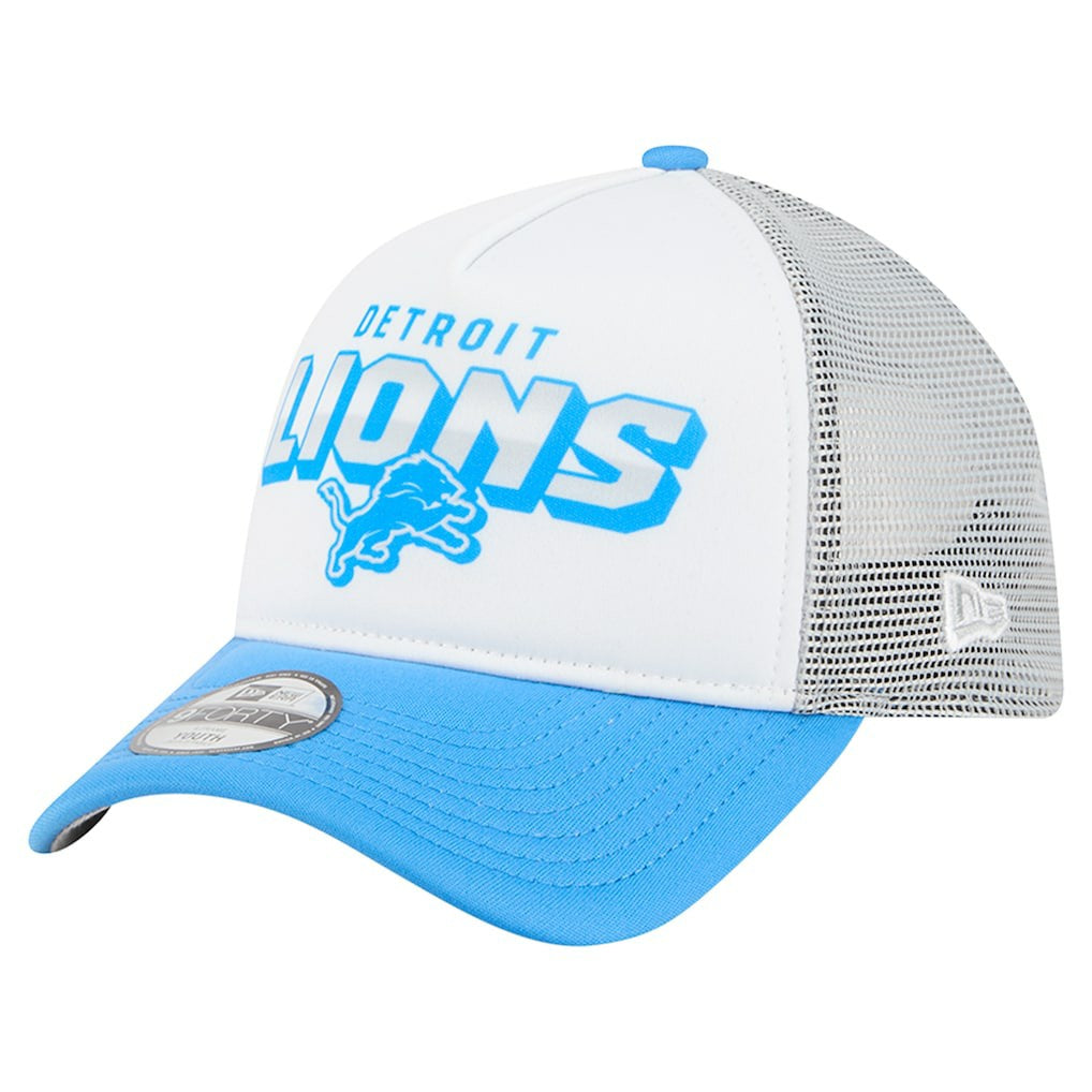 Detroit Lions New Era Preschool 9FORTY A-Frame Adjustable Hat White