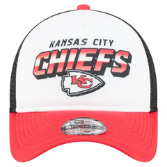 Kansas City Chiefs New Era Preschool 9FORTY A-Frame Adjustable Hat White