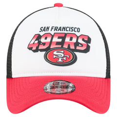 San Francisco 49ers New Era Preschool 9FORTY A-Frame Adjustable Hat White