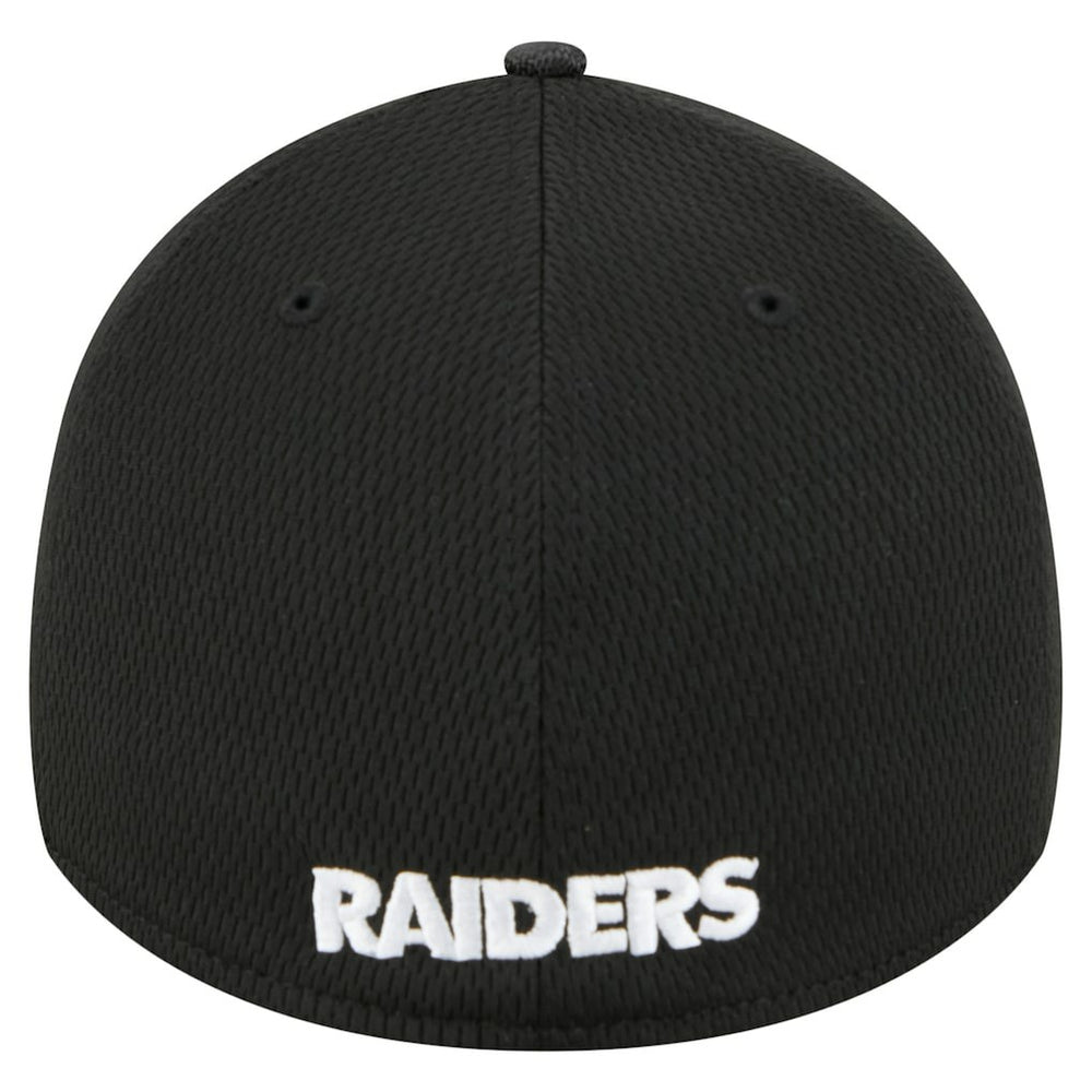 Las Vegas Raiders New Era Visor Hit 39THIRTY Flex Hat Black