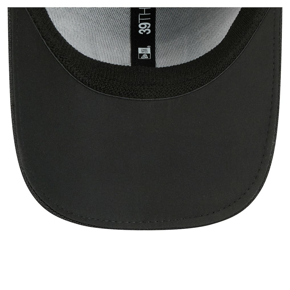 Las Vegas Raiders New Era Visor Hit 39THIRTY Flex Hat Black