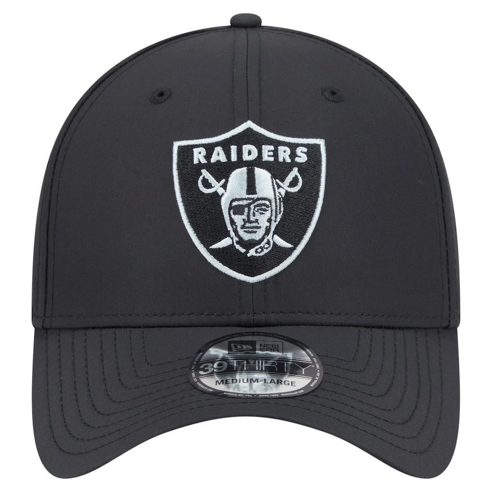 Las Vegas Raiders New Era Night 39THIRTY Flex Hat Black