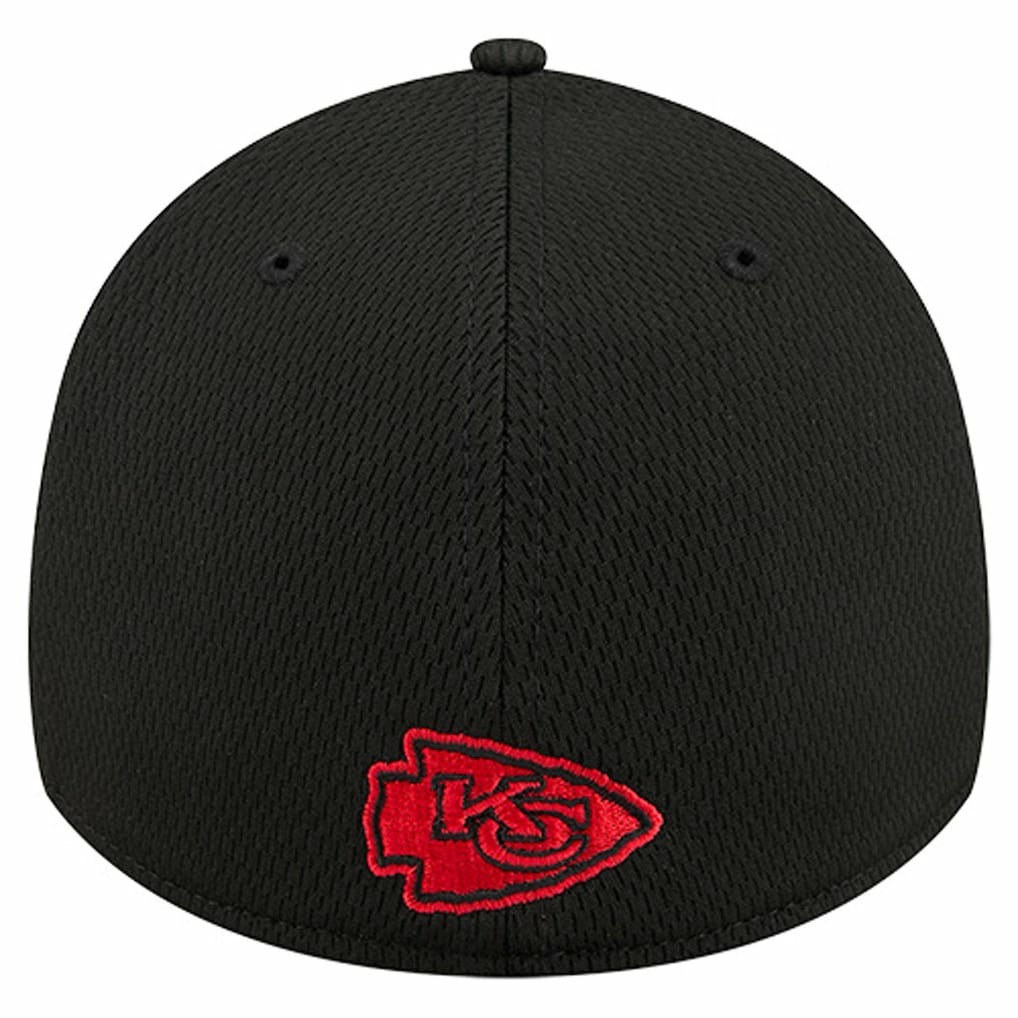 Kansas City Chiefs New Era Scoreboard 39THIRTY Flex Hat Black